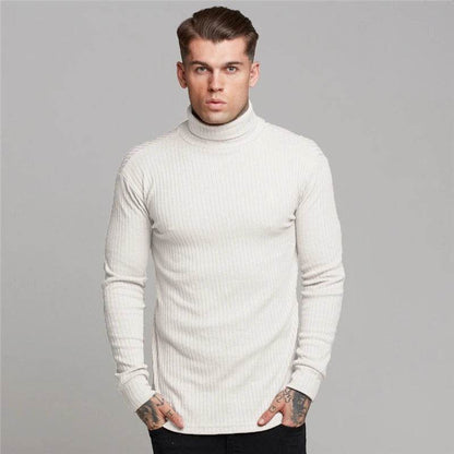 Buy Center Men’s Warm Hooded Sweater - Slim Fit Turtleneck Pullover - Buy Center UK