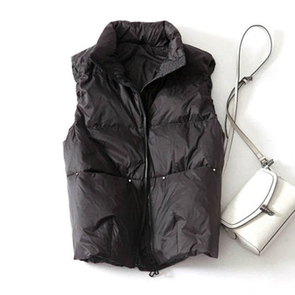 Buy Center Women's Down Vest Jacket - Casual Zipper Design, Warmth - Buy Center UK