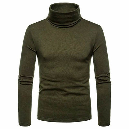 Buy Center Men's Slim Fit Turtleneck Sweater - Stylish Warm Pullover - Buy Center UK