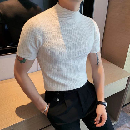 Ropa Hombre Turtleneck Sweater - Slim Fit Korean Luxury for Men - Buy Center UK
