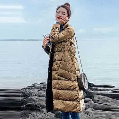 2025 Women’s Double-Sided Down Jacket - Elegant Winter Coat - Buy Center UK