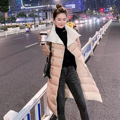 2025 Women’s Double-Sided Down Jacket - Elegant Winter Coat - Buy Center UK