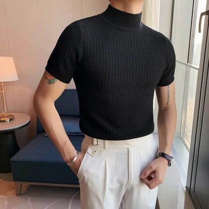 Ropa Hombre Turtleneck Sweater - Slim Fit Korean Luxury for Men - Buy Center UK