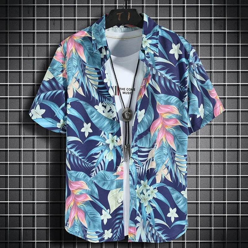 Buy Center Hawaiian Beach Shirts - Quick-Drying Floral Casual Tops - Buy Center UK