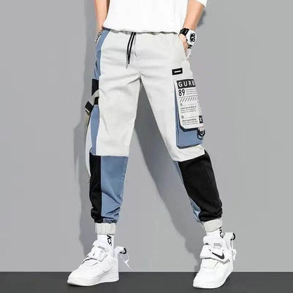 Buy Center Men's Cargo Joggers - Stylish Loose Fit, Hip Hop Design - Buy Center UK