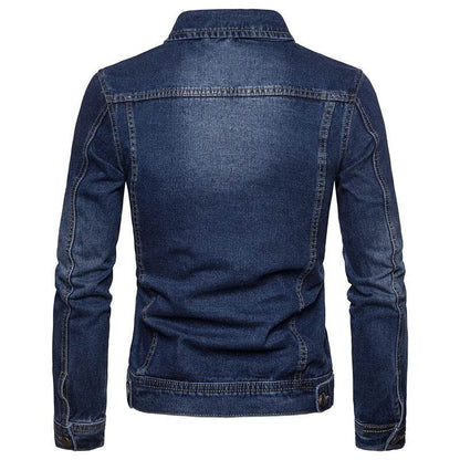 Buy Center Men’s Denim Jacket - Slim Fit, Casual Cotton Style - Buy Center UK