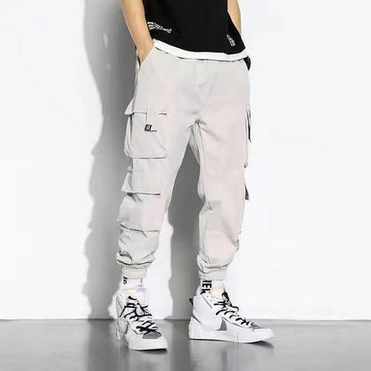 Buy Center Men's Cargo Joggers - Stylish Loose Fit, Hip Hop Design - Buy Center UK
