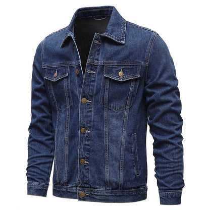 Buy Center Men’s Denim Jacket - Slim Fit, Casual Cotton Style - Buy Center UK