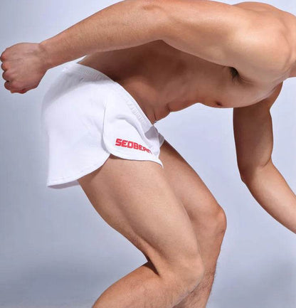 SEOBEAN Men's Sports Running Shorts - Comfortable Loose Fit, Durable Design - Buy Center UK