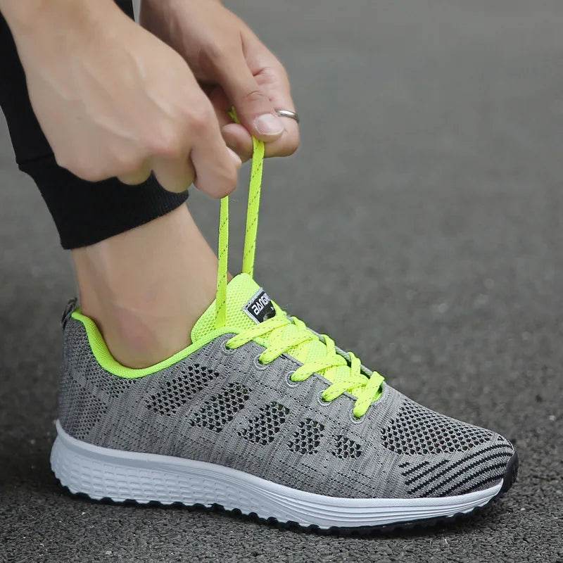Buy Center Breathable Women Casual Sneakers - Lightweight Walking Shoes - Buy Center UK