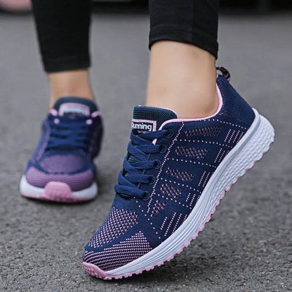 Buy Center Breathable Women Casual Sneakers - Lightweight Walking Shoes - Buy Center UK