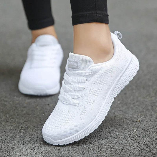 Buy Center Breathable Women Casual Sneakers - Lightweight Walking Shoes - Buy Center UK