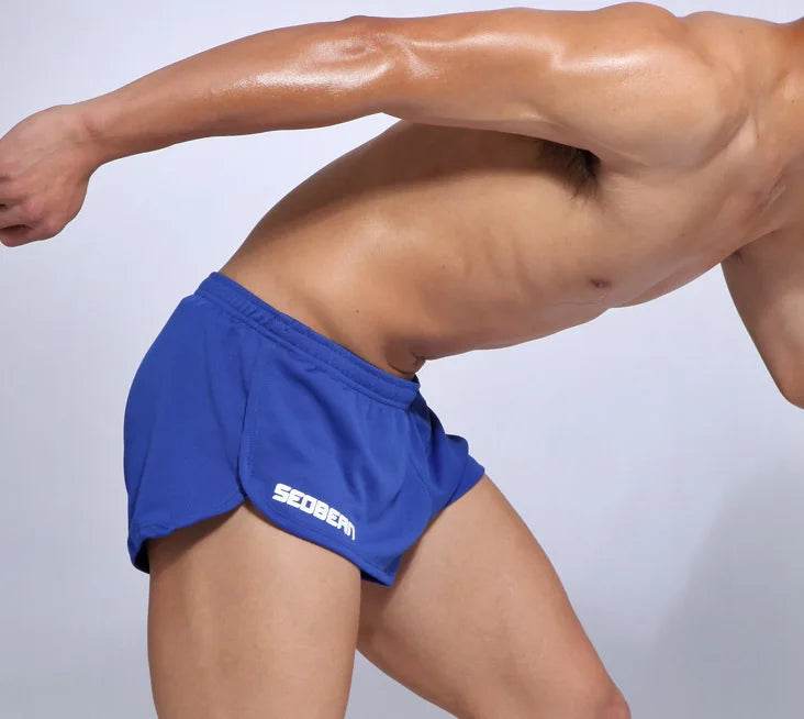 SEOBEAN Men's Sports Running Shorts - Comfortable Loose Fit, Durable Design - Buy Center UK