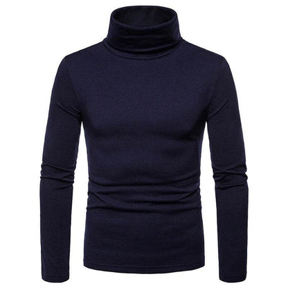 Buy Center Men's Slim Fit Turtleneck Sweater - Stylish Warm Pullover - Buy Center UK