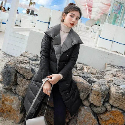 2025 Women’s Double-Sided Down Jacket - Elegant Winter Coat - Buy Center UK
