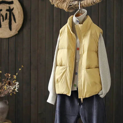Buy Center Women's Autumn Winter Down Vest - Ultra-Light & Stylish - Buy Center UK