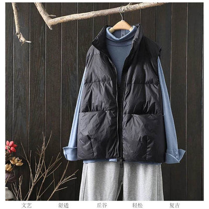 Buy Center Women's Autumn Winter Down Vest - Ultra-Light & Stylish - Buy Center UK
