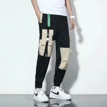 Buy Center Men's Cargo Joggers - Stylish Loose Fit, Hip Hop Design - Buy Center UK