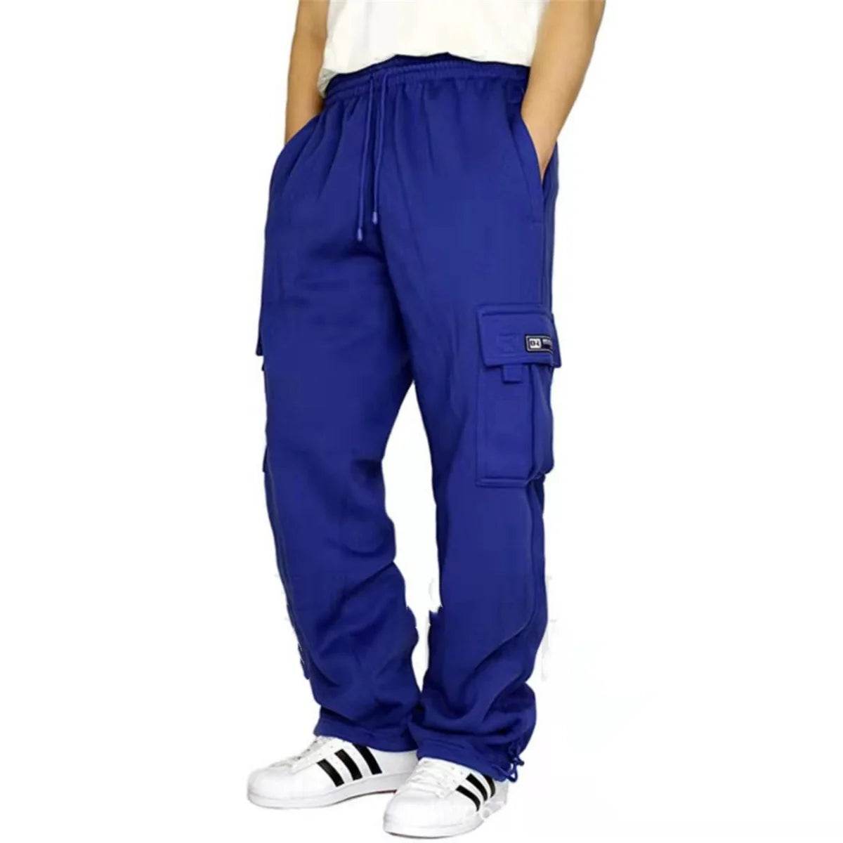 Men's Outdoor Cargo Pants - Winter Sports, Multi-Pocket, Loose Fit - Buy Center UK