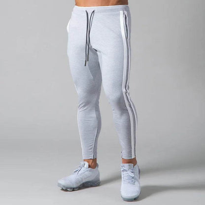 Buy Center Men's Casual Pants - Striped Color Block Fitness Gear - Buy Center UK