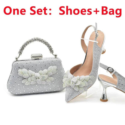 Buy Center Luxury Italian Women’s Shoe and Bag Set - High Heel Pumps - Buy Center UK