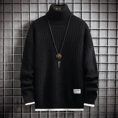 Buy Center 4XL-M Winter Men's Turtleneck Sweater - Warm & Casual - Buy Center UK