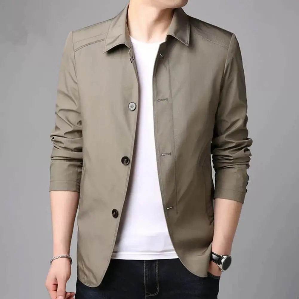 Buy Center Korean Style Windbreaker Coat - Casual Men's Jacket - Buy Center UK