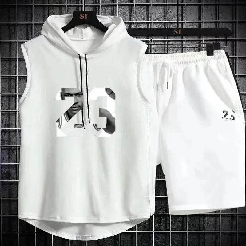 Buy Center Men's Summer Two Piece Set - Casual T-Shirt & Shorts - Buy Center UK