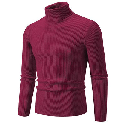 Buy Center Men's High Neck Sweater - Warm, Stylish Turtleneck Pullover - Buy Center UK