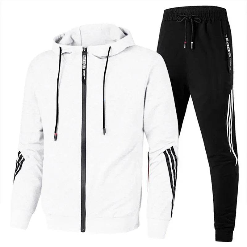 Buy Center Men's Sports Set - Casual Zipper Jacket for Active Wear - Buy Center UK