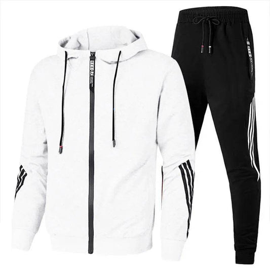 Buy Center Men's Sports Set - Casual Zipper Jacket for Active Wear - Buy Center UK