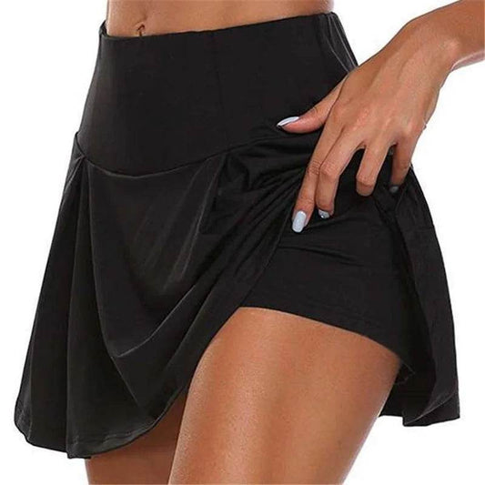 Buy Center Women's High Waist Tennis Skirts - Quick Dry A-Line Fit - Buy Center UK