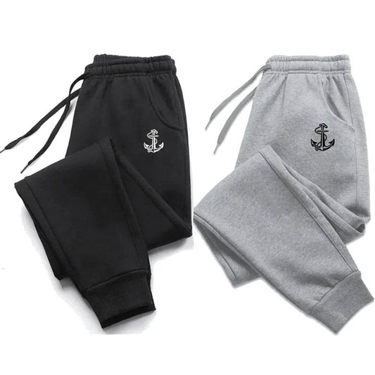 Buy Center Men's Printed Joggers - Fleece Casual Running Pants - Buy Center UK