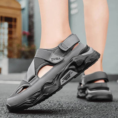 Buy Center Summer Men Sandals - Genuine Leather Casual Footwear - Buy Center UK