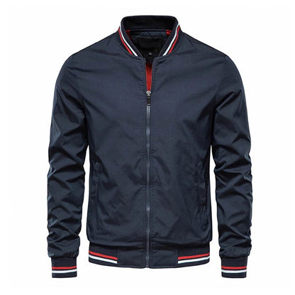 Buy Center Black Bomber Jacket for Men - Slim Fit, Casual Style - Buy Center UK