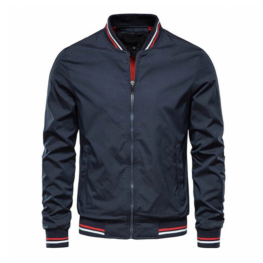 Buy Center Black Bomber Jacket for Men - Slim Fit, Casual Style - Buy Center UK