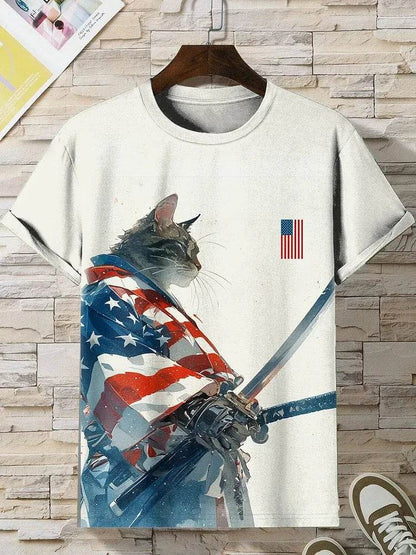 Buy Center Men's Ukiyo-E 3D Printed T-Shirts - Summer Casual Tees - Buy Center UK