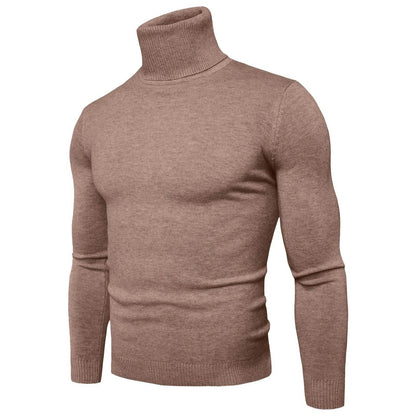 Buy Center Men's Black Turtleneck Sweater - Warm Slim Fit Autumn Top - Buy Center UK