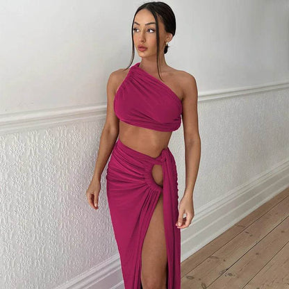 Dulzura Women’s 2024 Summer Two Piece Set - Tank Top & Long Skirt - Buy Center UK