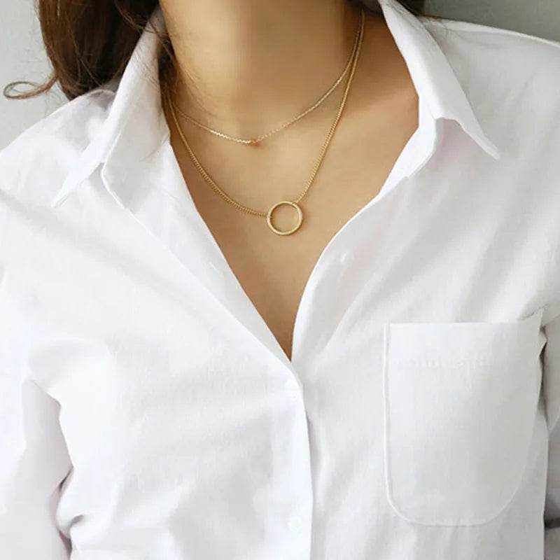Buy Center Cotton Blouse - Elegant White Shirt for Women, Casual Style - Buy Center UK