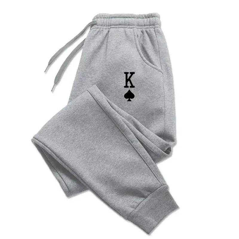 Buy Center King of Spades Jogging Pants - Fashionable Fleece Comfort - Buy Center UK