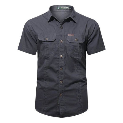 Buy Center Men's Oversized Cargo Shirts - 4XL & 5XL Casual Blouse - Buy Center UK