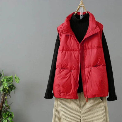 Buy Center Women's Oversize Down Vest - Lightweight, Sleeveless Warmth - Buy Center UK