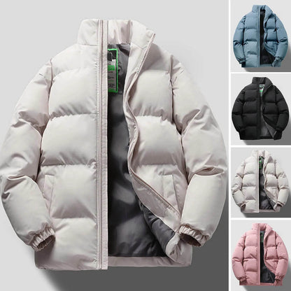 2023 Men's Winter Down Jacket - Stylish Hooded Black Parka Coat - Buy Center UK