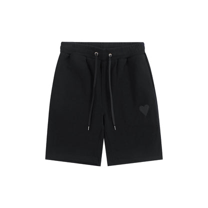 Designer Luxury Heart-Shaped Jogger Shorts - Casual Style for Everyone - Buy Center UK