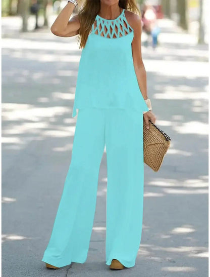 2023 Autumn Women's Casual Mesh 2-Piece Set - Stylish & Comfortable - Buy Center UK