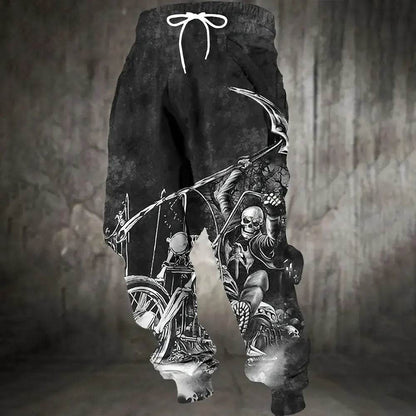 Buy Center 3D Flame Print Sweatpants - Thick Warm Pants for Men - Buy Center UK
