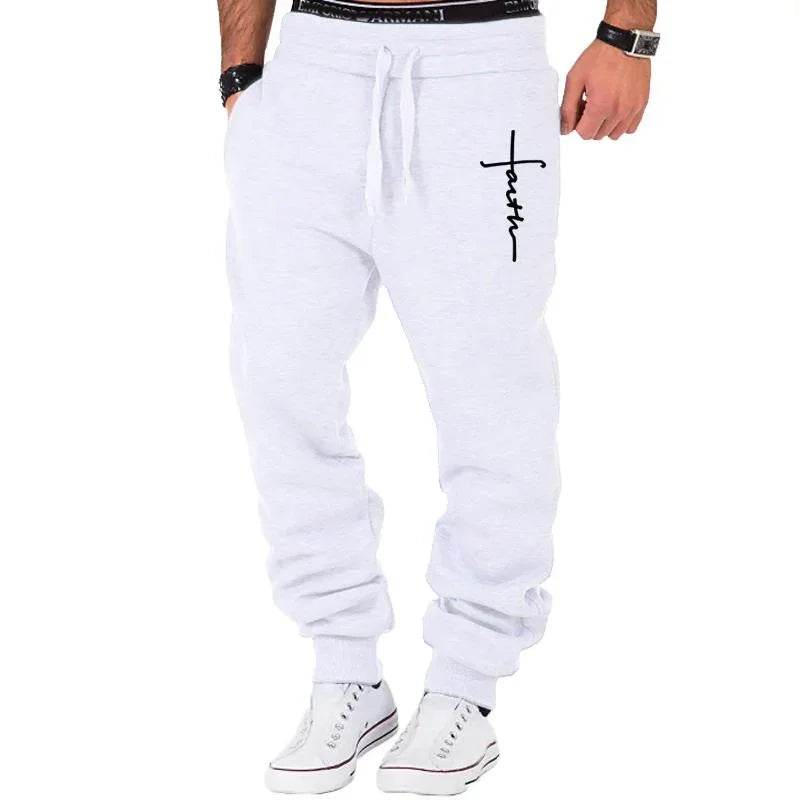Buy Center Men's Jogger Pants - New Faith Printed Trousers S-3XL - Buy Center UK