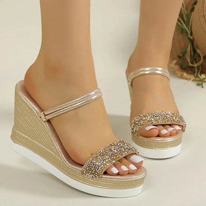 Buy Center Women's Wedge Sandals - High Heels for Summer Style - Buy Center UK