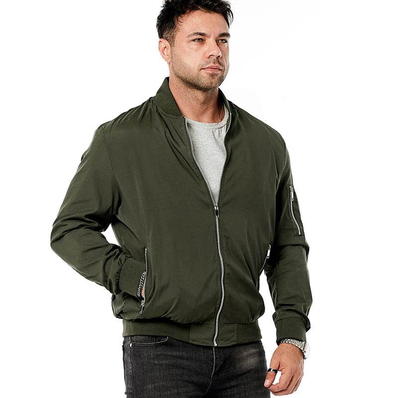 Buy Center Men's Lightweight Bomber Jacket - Casual & Comfortable Style - Buy Center UK
